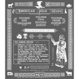 'American Folk Music' White on grey